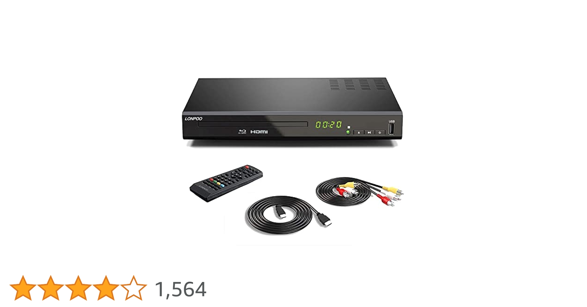 LONPOO ブルーレイプレーヤー DVDプレーヤー/Y23790-C1 LONPOO ブルーレイプレーヤー◇海外版BD/DVD再生対応